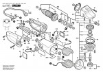 Bosch 0 601 756 081 GWS 25-230 S Angle Grinder 110 V / GB Spare Parts GWS25-230S